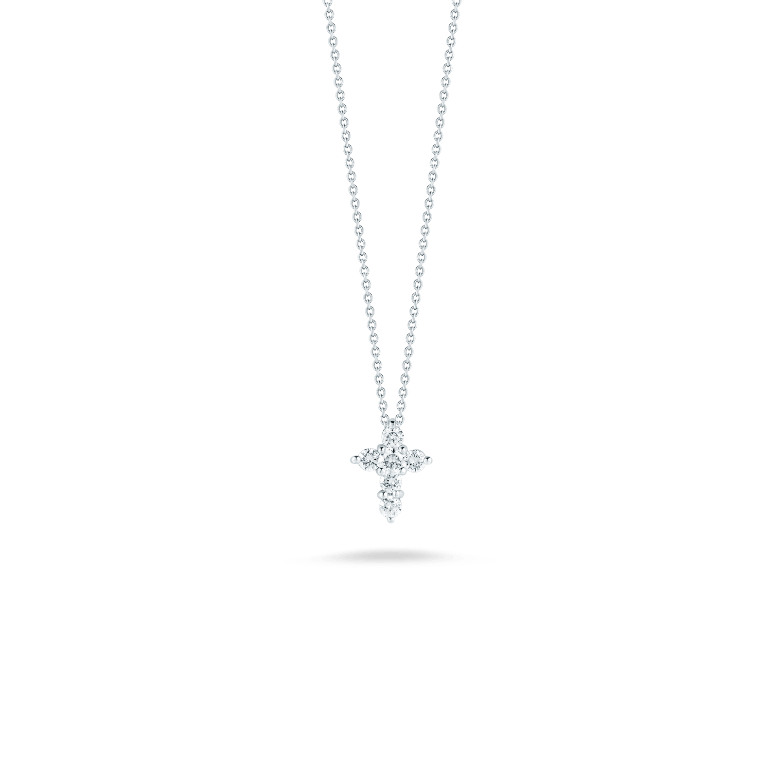 Cross Pendant with Diamonds