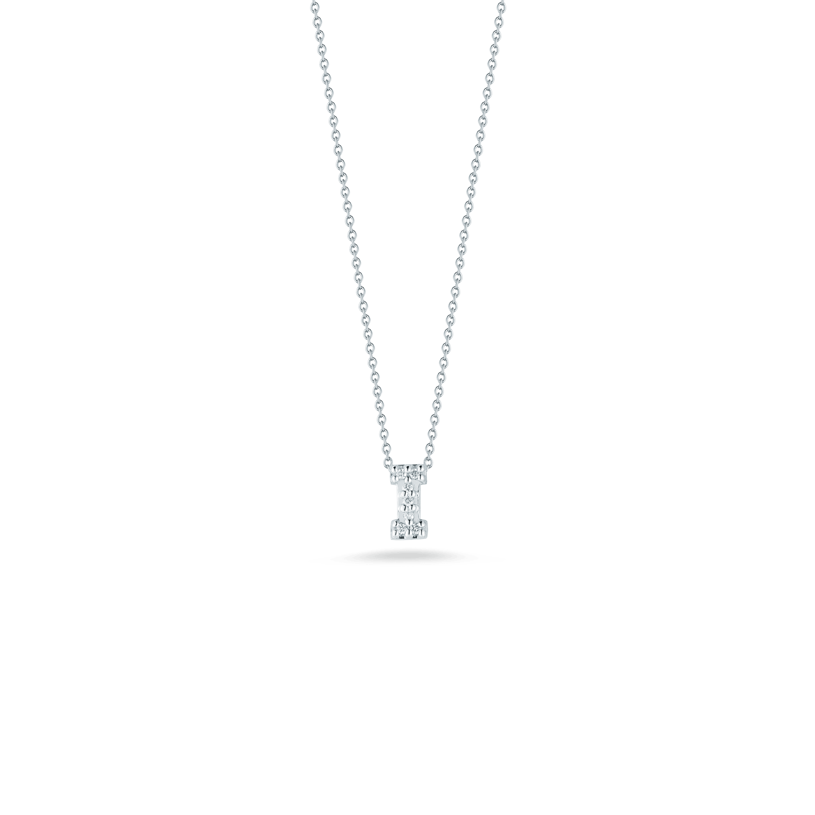 Love Letter 'I' Pendant with Diamonds