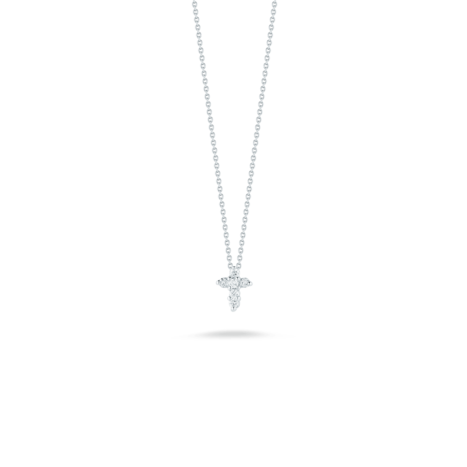 Baby Cross Pendant with Diamonds
