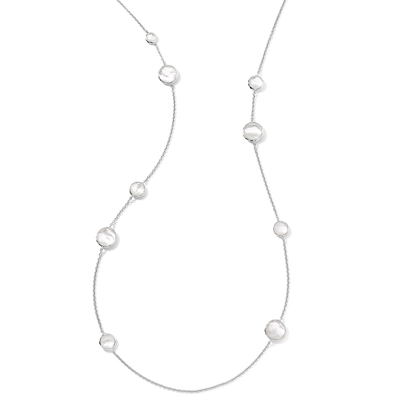 Wonderland Mixed Multi Stone Station Necklace