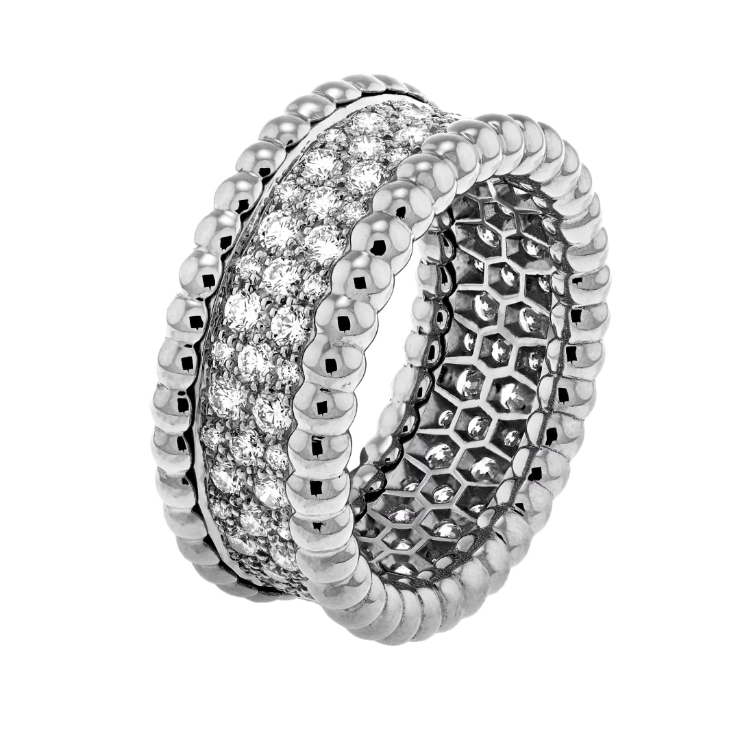 18K White Gold Diamond Cocktail Ring
