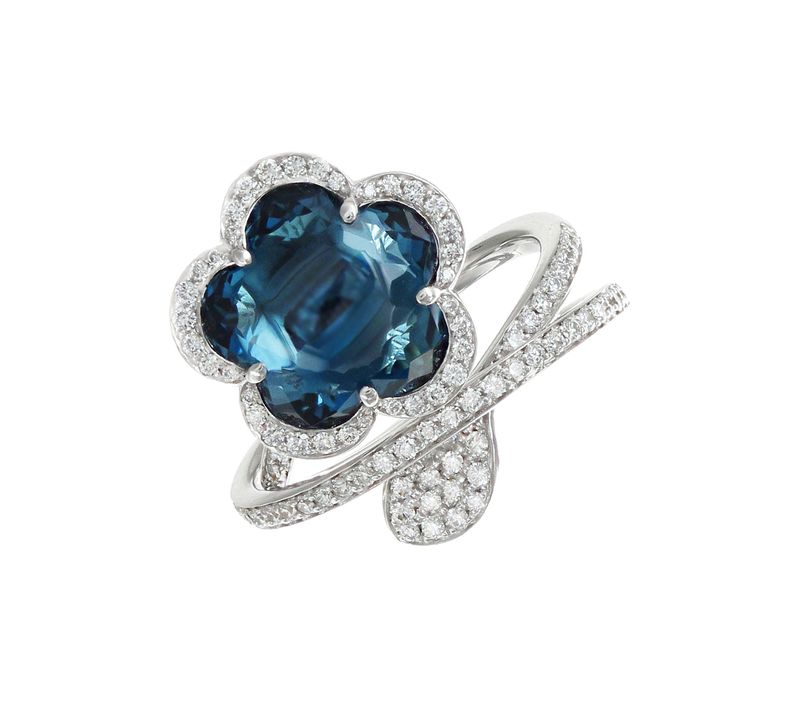 London Blue Topaz Ring