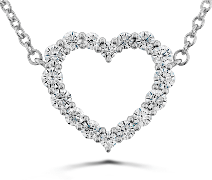 Hearts on Fire Signature Heart Pendant - Small