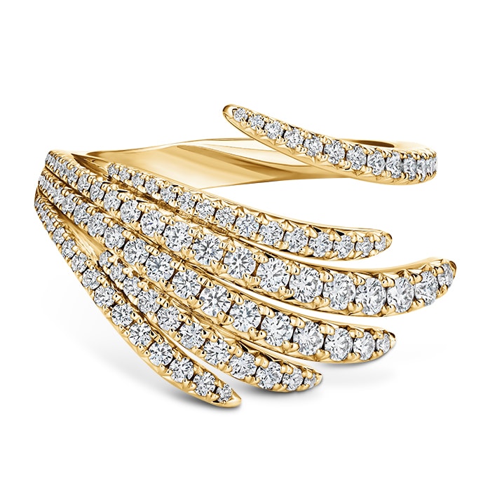 18k Yellow Gold Vela Cocktail Ring
