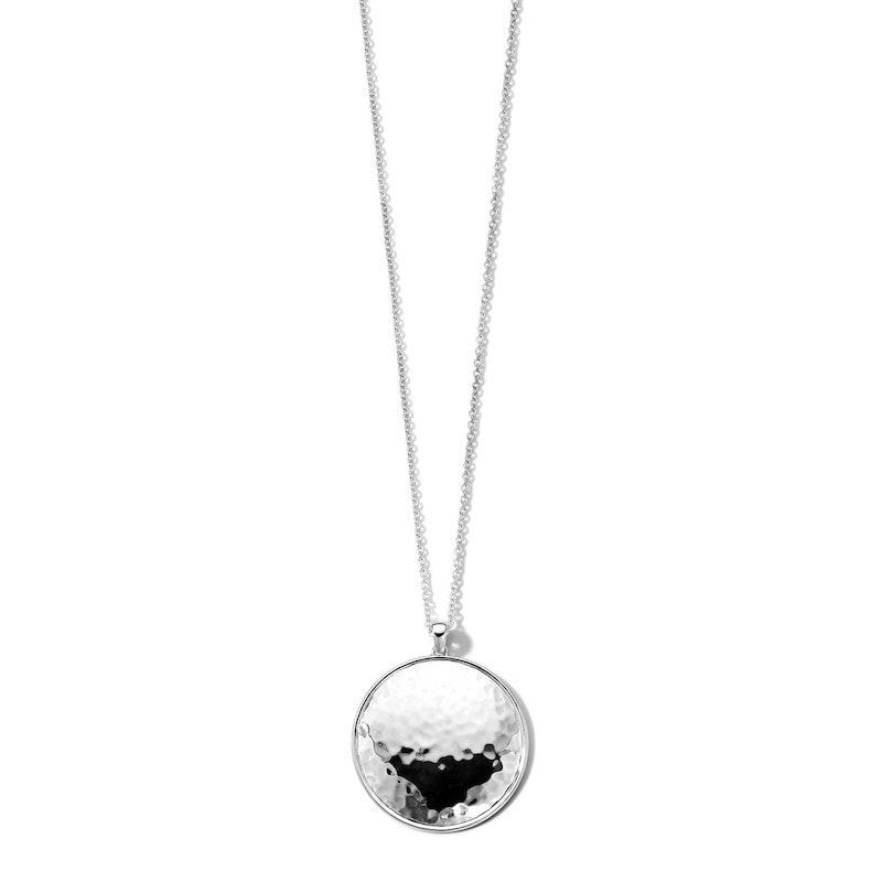 Silver Classico Dome Pendant Necklace